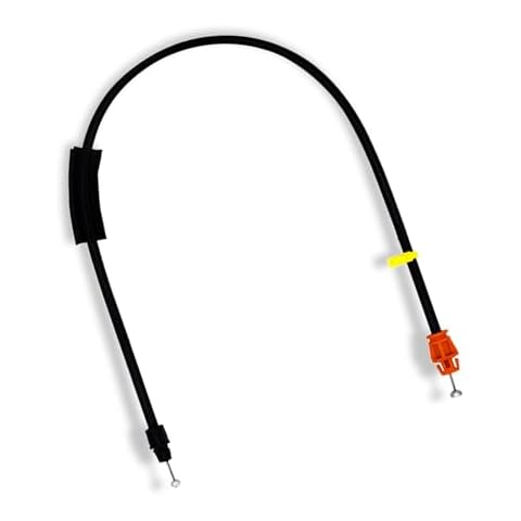 Fluher 1 PC Car Door Lock Cable, 25.8" Inner Door Handle Release Latch Cable, Replacement 924-481 22862028 22862029 22862030, Compatible with 2007-2014 Chevrolet Silverado Escalade GMC Sierra (Black) Cover