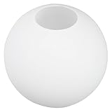 Adaptable à : la finition blanche de l'abat-jour en verre s'harmonise avec toutes les palettes de couleurs, permettant à votre suspension de s'intégrer à différents styles de décoration et pièces. abat-jour sphérique dépoli pour plafonnier