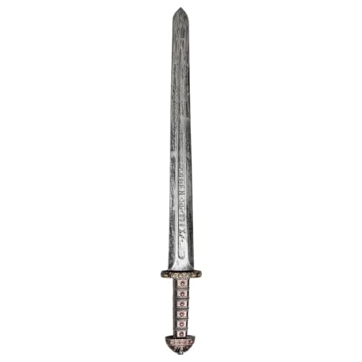 Funidelia | Espada de Ragnar - Vikings Oficial para Hombre y Mujer ▶ Vikings, Vikingos, Bárbaro, Nórdico - Color: Gris / Plateado, Accesorio para Disfraz - Licencia: 100% Oficial