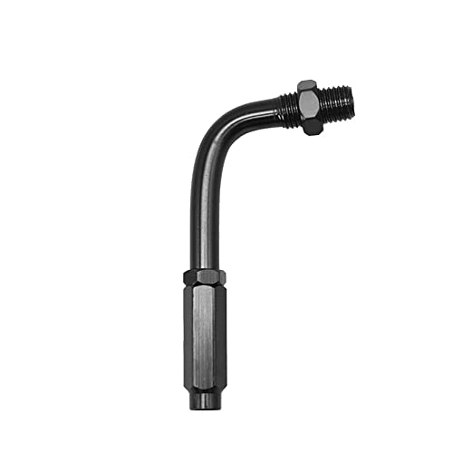 Ajusteur de câble d'accélérateur de Moto à 90 degrés Guide de câble Flexible Universel Portable Moto pièces de câble d'accélérateur en Alliage d'aluminium (Color : Black) Cover