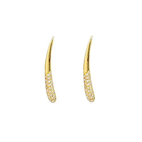 Boucles d'oreilles en diamant ivoire pour femmes et piercing de cartilage