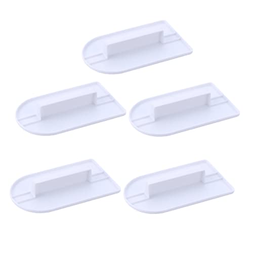 Alipis 5piezas Alisadores De Pasteles Para Decoración De Fondant y Azúcar Utensilios De Cocina Blancos