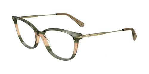 LONGCHAMP Brille Größe 51 mm Striped Grün, Eye SIZE: 51 BRIDGE: 16 Horizontal MEASUREMENT: 51 Vertical MEASUREMENT: 40 1