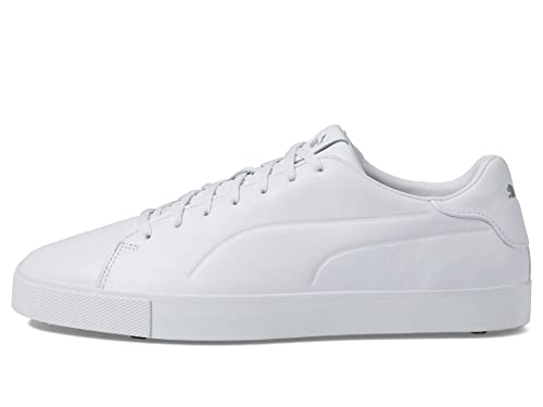 Image of Puma Golf Men's Fusion Classic Golf Shoe, Puma White-Puma White, 11.5