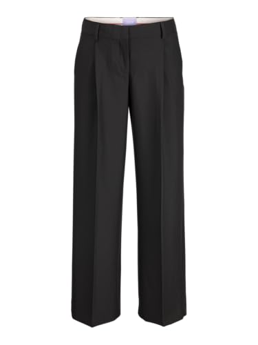 Pantalon large femme parfait pour le bureau en Jxellis Wide LW Pants TLR noir XS