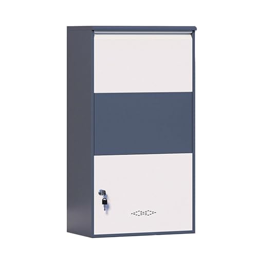 IYUESQ Outdoor Parcel Drop Box Package Delivery Boxes for Outside, Extra Large Lockable Parcel Drop Box for Outdoor, Waterproof Alloy Parcel Mailbox, Secure Anti Theft Package Delivery Bo