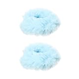 シュ髪飾り ヘアゴム ヘアーバンド 大人っぽい 髪飾り 8個毛皮のような髪のシュシュ、弾力性のある ヘアタイ、人工ラビットファーヘアシュシュ、のどのウサギの毛皮のシュシュ、女性または女の子のための弾性の髪のネクタイ ポニーテールホルダー、 シュシュ、 ヘアーバンド ヘアアクセサリー 大人 髪飾り ボリューム ヘアゴム ファー ファーボール シュシュ セット（4.72インチ）