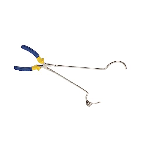 Ciieeo Crucible Pliers Graphite Crucible Clamp for Melting Furnace Propane Furnace Clamp Set of Heat Stable