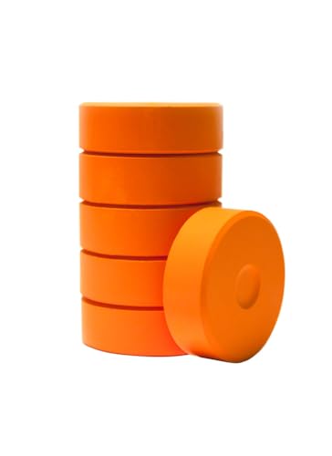Jack Richeson 101295 Tempera Cakes Orange - Large - Pack of 6