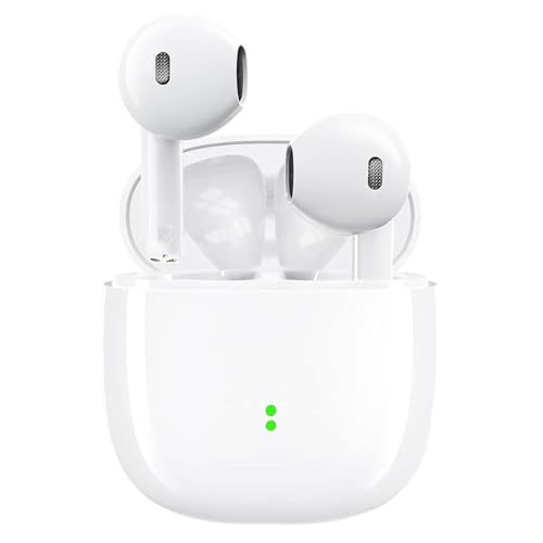 Wireless Earbuds, In Ear Headphones Bluetooth 5.3 with HiFi Stereo Deep Bass, Bluetooth Earbuds Noise Cancelling with Mic, 24H Playtime, Mini Ear Buds IPX7 Waterproof Earphones for Android iOS