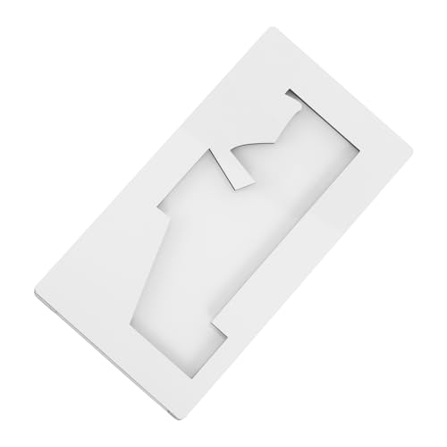 Cajon Portamonedas Blanco Pequeño Marca Luxshiny