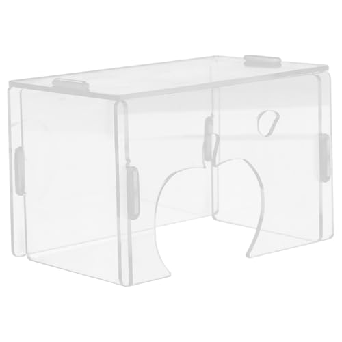 PartyKindom ハムスター隠れ家 アクリル製小動物ハウス 耐久素材 透明シェルター 小型ペット用 な巣箱 モルモット ハリネズミ モルモット生息地