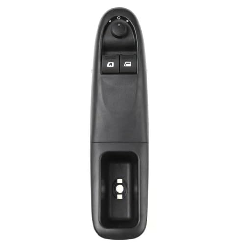 Interrupteur lève-vitre électrique Peugeot 406 robuste avec finition noire mate d'origine