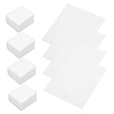 VALICLUD 1200 Stück Reinigungspads Gesichtstücher Zum Trocknen Des Gesichts Abschminktücher Wiederverwendbar Augen-make-up-entferner-tücher Reinigungstücher Für Alle Zwecke Vlies Weiß