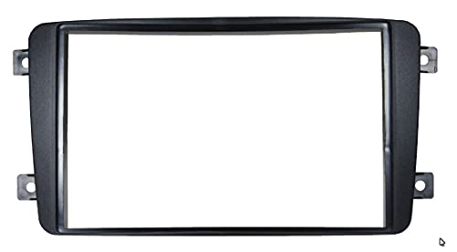 Audioproject A231- Façade autoradio Universel 2 DIN Compatible avec:Mercedes C-Klasse W203 CLK W209 Viano Vito-Noir