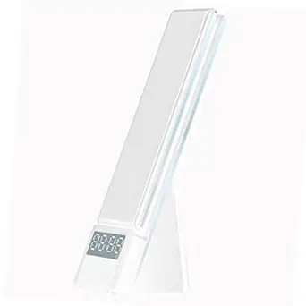 MYADDICTION Wireless Charging Table Lamp with USB Charger Home Reading Desk Light White