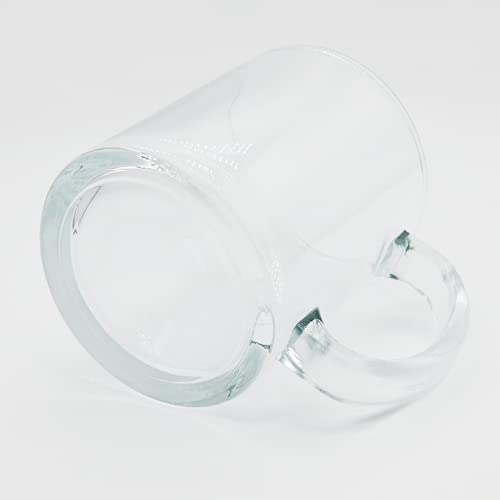 Tazas de vidrio transparentes MR.R 11oz para sublimación set de 6 miniatura 4