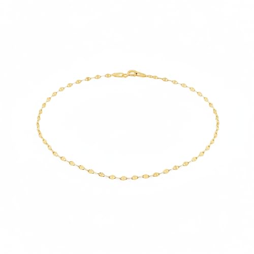 OAK & LUNA - Choose Your Style Women's Chain Bracelet - Sterling Silver, 18K Plated or 14K Solid Gold - Bobble, Paperclip, Dot, Rope, Bold Curb, Mirror, Cuff - Custom Length