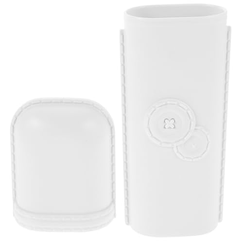 CHICAMPERA 旅行用ポータブル歯ブラシケース コンパクトな収納ボックス 軽量プラスチック製 歯磨き粉と歯ブラシを一緒に整理 持ち 再利用可能