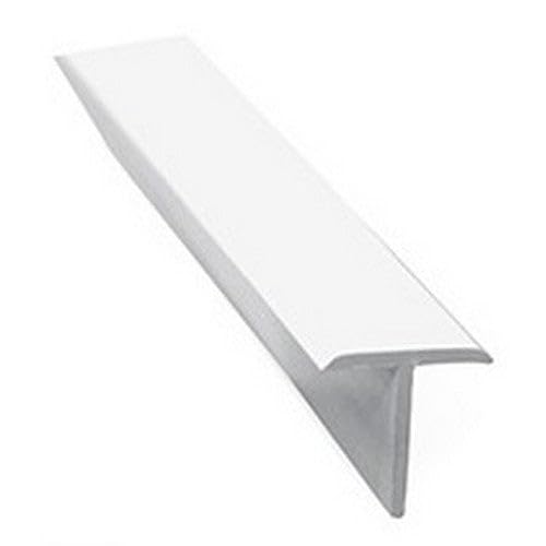 Zed 20x20 uPVC White T Profile Angle Trim - 900mm