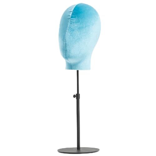 Rebellious Soporte versátil para sombreros y pelucas, estante de exhibición de piezas de pelo con altura ajustable, accesorios de salón de pelo