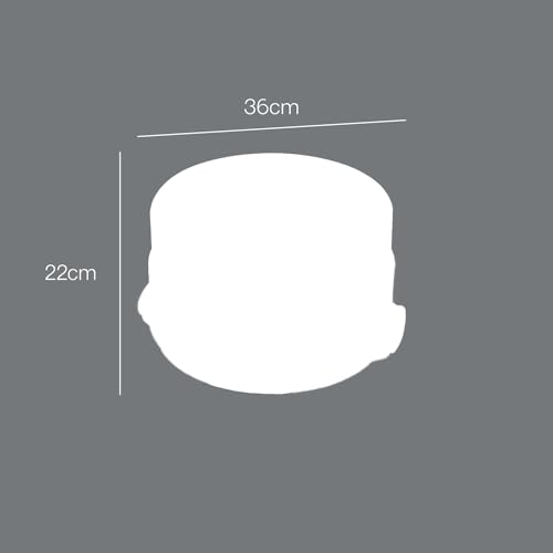 Metaltex Tortenbehälter höhenverstellbar, Polypropylene, weiß/transparent, ⌀ 30 cm, einstellbare Höhe von 8 und 15 cm