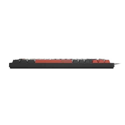 TECLADO MECANICO 75% PCYES KIRIN BLACK VULCAN - SWITCH RED - LED RAINBOW - PTKR75RD
