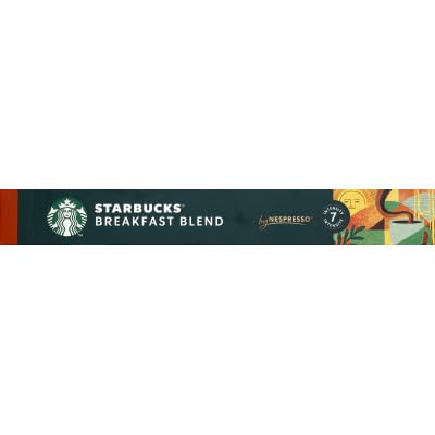 Starbucks Cápsulas Breakfast Blend de Nespresso x10