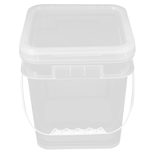 Cubo Cuadrado de Plástico 5l Almacenamiento Hermético para Alimentos Pinturas 2
