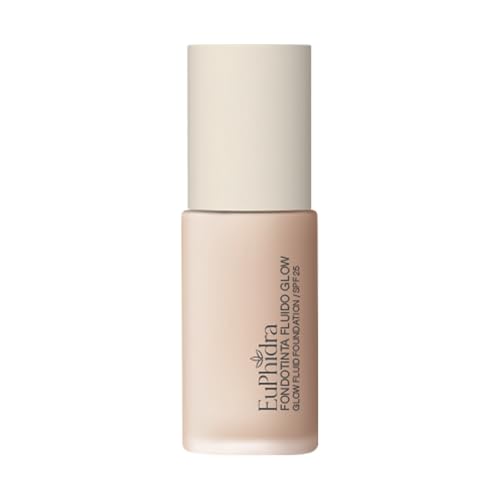 Fond de teint fluide éclat SPF25 Euphidra Glow FG01 hydratant anti-teint terne