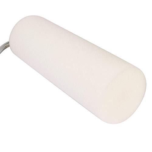 Image of KAPIL Painting Tools Combo of 1 Premium Paint Tray for 9 inch Paint Rollers, and 1 KAPIL Wall Paint 6 INCH Foam Roller (Imported Premium) - White Colour