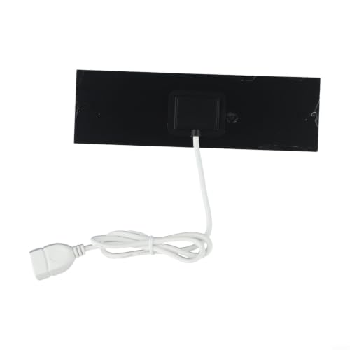 Hosrivae Panel solar monocristalino de 2 W, USB de 5 V, solar portátil de 3,7 V-5 V, luces de jardín compactas de carga al aire libre, juguetes, proyectos de bricolaje
