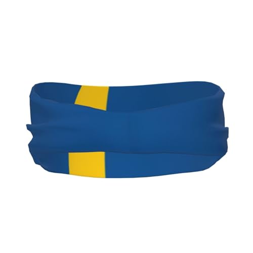 Image of Cute Flag Headbands Women Men Flag Sweatband Sports Headband for Running, Cycling, Yoga Gym, Working Out