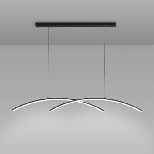 Lustre linéaire moderne à LED 26W pour chambre et luminaires suspendus