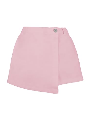 Image of KiddoPanti Girls Denim Over Lap Shorts
