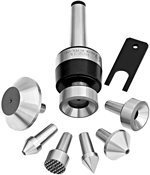 Live Center Sets - BISON Brand MT2 / 5000 R.P.M. / 0.98 W.W.I. / .0008" Accuracy / 220 lbs. Max. weight