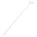 Panduit BF2M-C Marker Flag Cable Tie, Miniature, Nylon 6.6, 8.3-Inch Length, Natural (100-Pack)