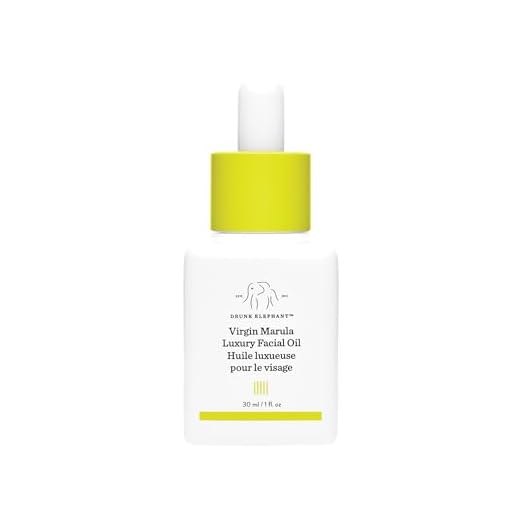 Drunk Elephant Virgin Marula Luxury Facial Oil - Gluten-Free and Vegan Anti-Aging Skin Care and Face Moisturizer (30 ml/1 Fl Oz)