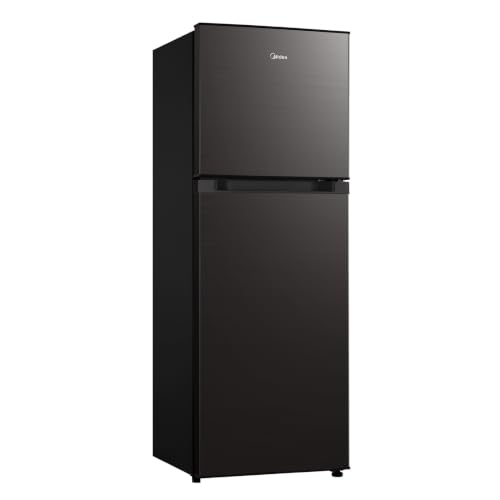 Image of Midea 233L 2 Star Convertible 9-In-1 Inverter Compressor Frost Free Double Door Refrigerator with Multi Air Flow, Smart⁺ Cooling (MDRT359FGI28IN, Active C Fresh Deodorizer, Jazz Black, New 2026)