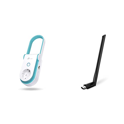 TP-Link Re365 Ac1200 - Repetidor WiFi,Extensor Amplificador WiFi + Archer T2U Plus - Adaptador WiFi USB 5G & 2.4G Hz, Antena Wi-Fi AC 600 Mbps