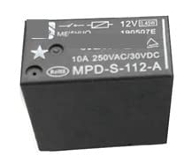 Relais 48V 10A MPD-S-124-A à haute capacité de coupure pour commutation sécurisée