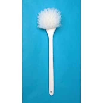 Cole-Parmer Utility Brush with 20 (in) Handle, Polyester Bristles, White
