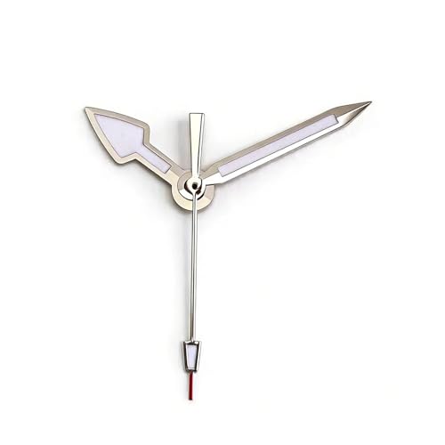 Aiguilles de montre NH35 de haute finition argent pour boîtier NH38