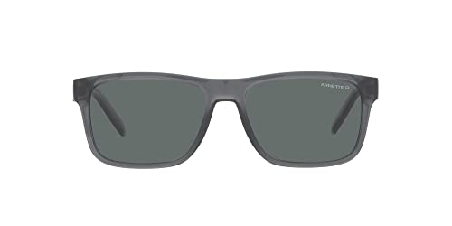Image of ARNETTE Man Sunglasses Matte Black Frame, Dark Green Lenses, 55MM