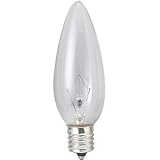 旭光 シャンデリアランプ C32 110V10W 全光束:60lm 口金:E17 クリヤー C32 E17 110V-10W(C)