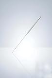 Hirschmann Glas-Pasteurpipette mit Wattestopfen, Lange Form, 100 mm Länge der Spitze, 230 mm Länge, 1000 Stück