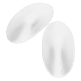 PLAFOPE 2組 防溜肩垫 透明粘着式シリコンショルダーエンハンサー レディース肩パッド 取り付け簡単 滑り止め効果 洗える 再利用可能