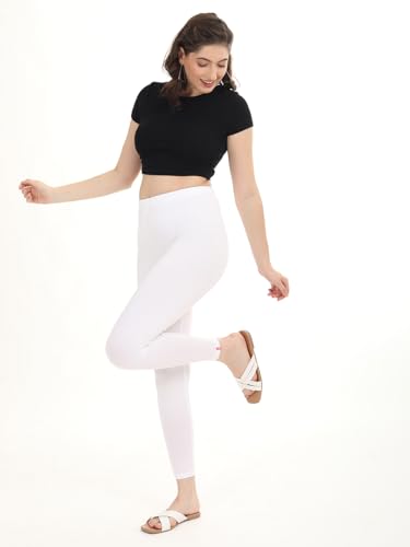 Image of Fly Birds Visoce Blend Ankle Length Leggings for Women