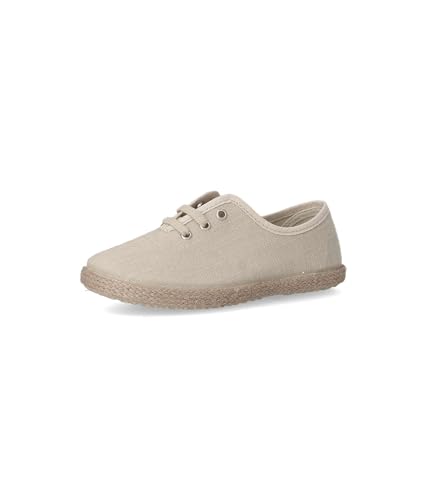 Pekes Zapato Vestir Lona Cordones - 30, Beige Pekes Zapato Vestir Lona Cordones - 30, Beige