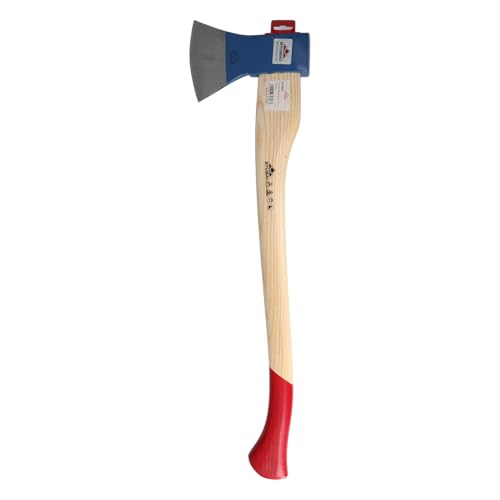 STUBAI Forstaxt Rheinische Form 1400 g | Geschmiedet & poliert | Leichte Spaltaxt & Fällaxt mit geschweiftem Eschenstiel 70 cm | Mit Stielschutz | Ideal zum Einschlagen von Fällkeilen & Holzspalten STUBAI Forstaxt Rheinische Form 1400 g | Geschmiedet & poliert | Leichte Spaltaxt & Fällaxt mit geschweiftem Eschenstiel 70 cm | Mit Stielschutz | Ideal zum Einschlagen von Fällkeilen & Holzspalten